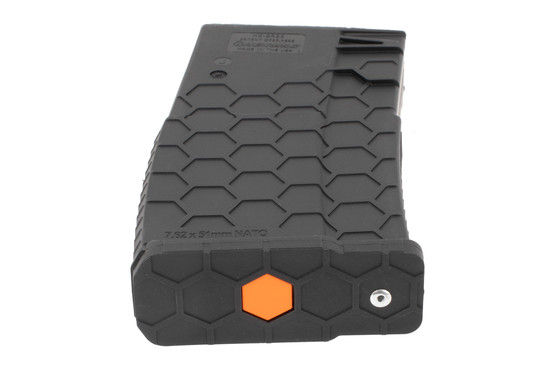 Hexmag SR25 308 magazine 10 round features a removable floor plate